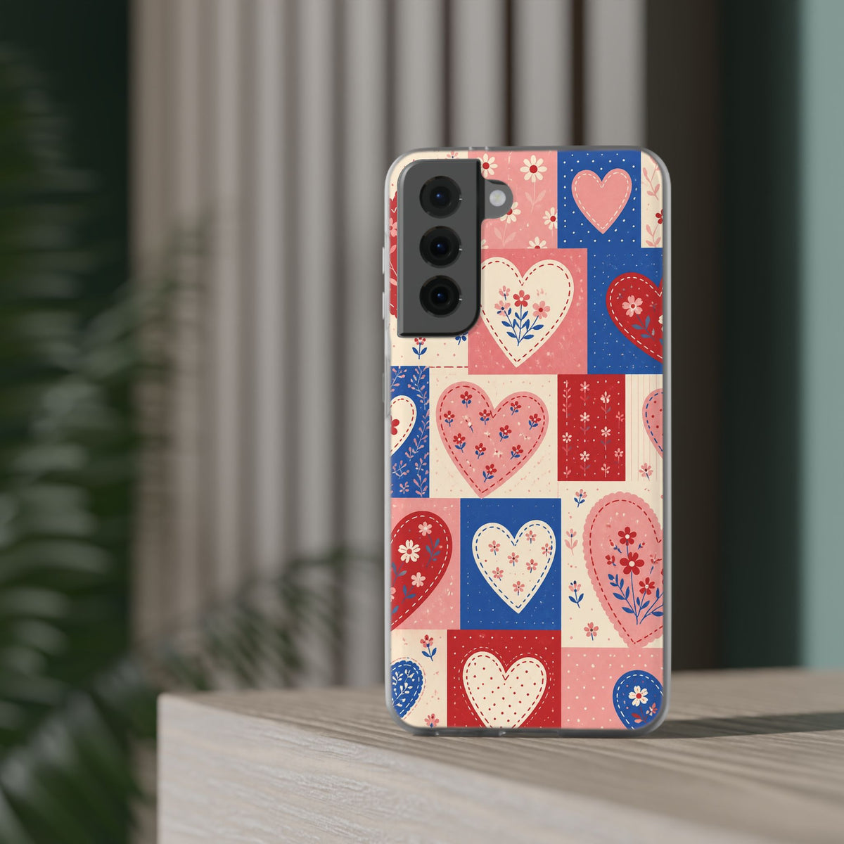 Patchwork Hearts | Clear Case — product image 20
