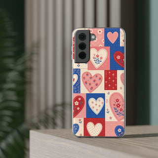 Patchwork Hearts | Clear Case — product image 20