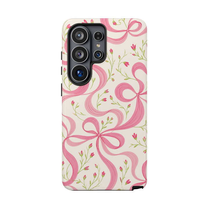 Ribbon Bloom phone case design