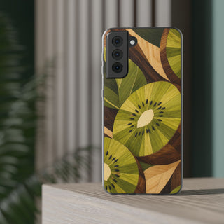 Kiwi Wood | Clear Case