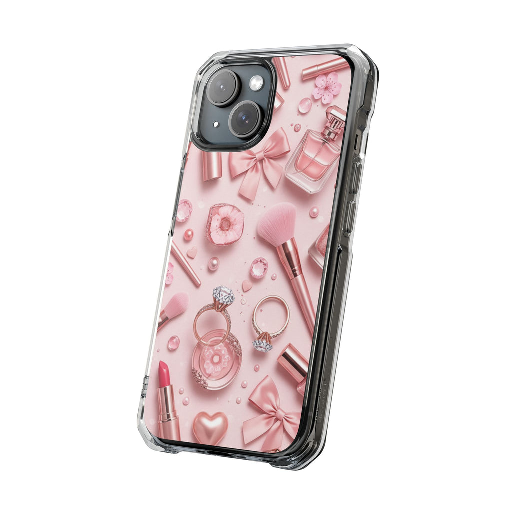 Pink Makeup | Clear MagSafe Case