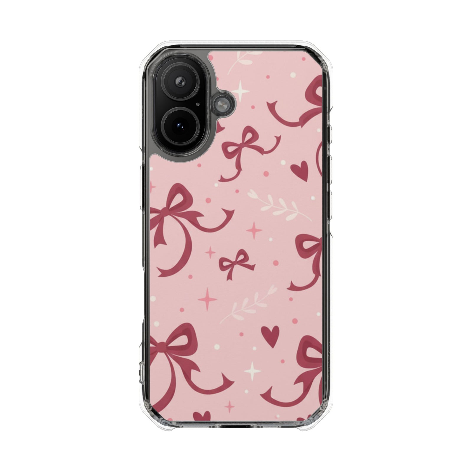 Coral Gleam | Clear MagSafe Case