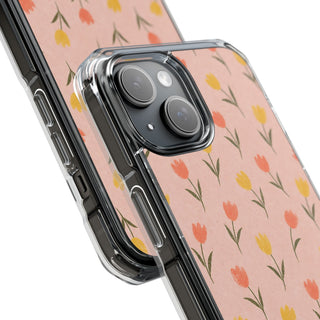 Coral Butter | Clear MagSafe Case