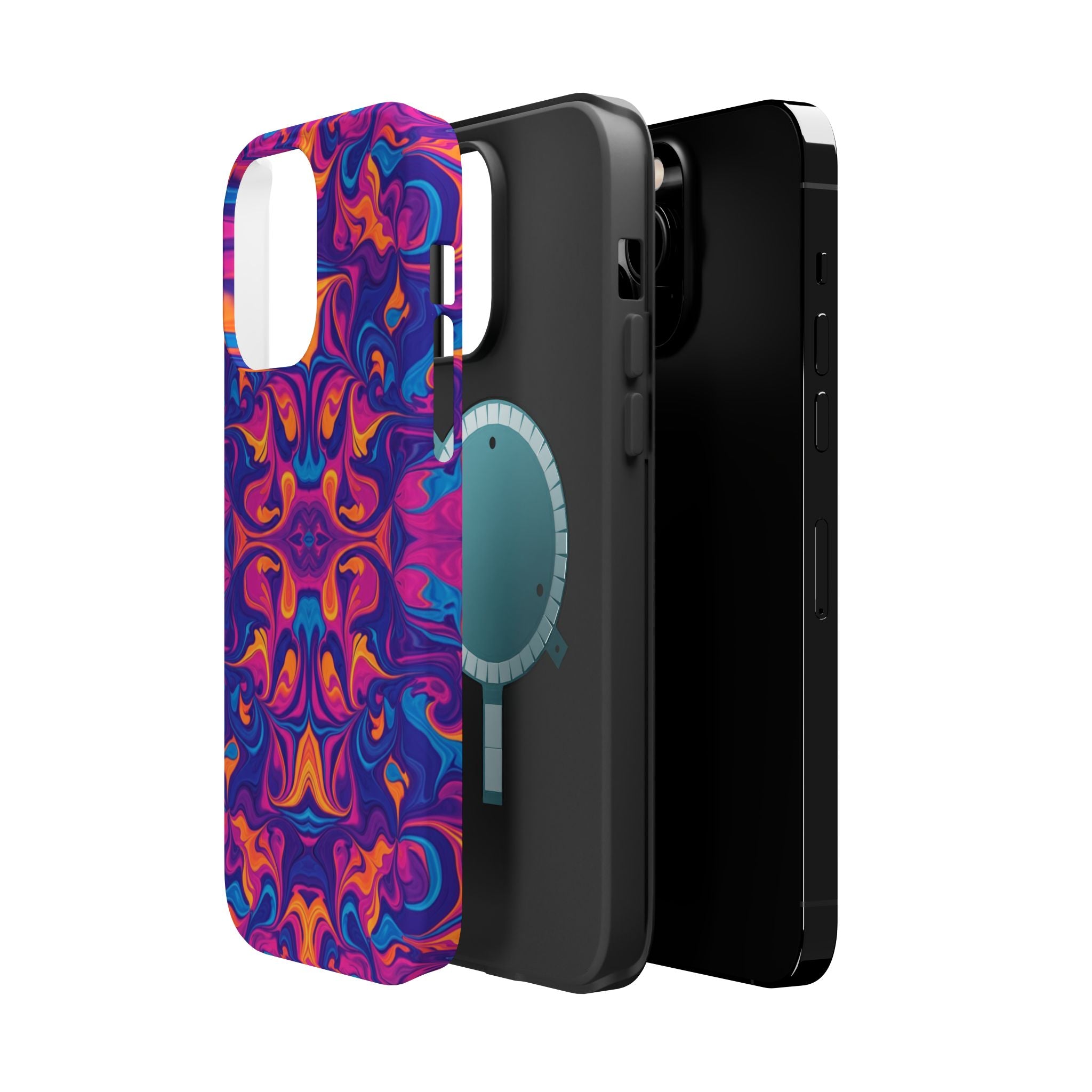 Neon Swirl | Tough MagSafe Case
