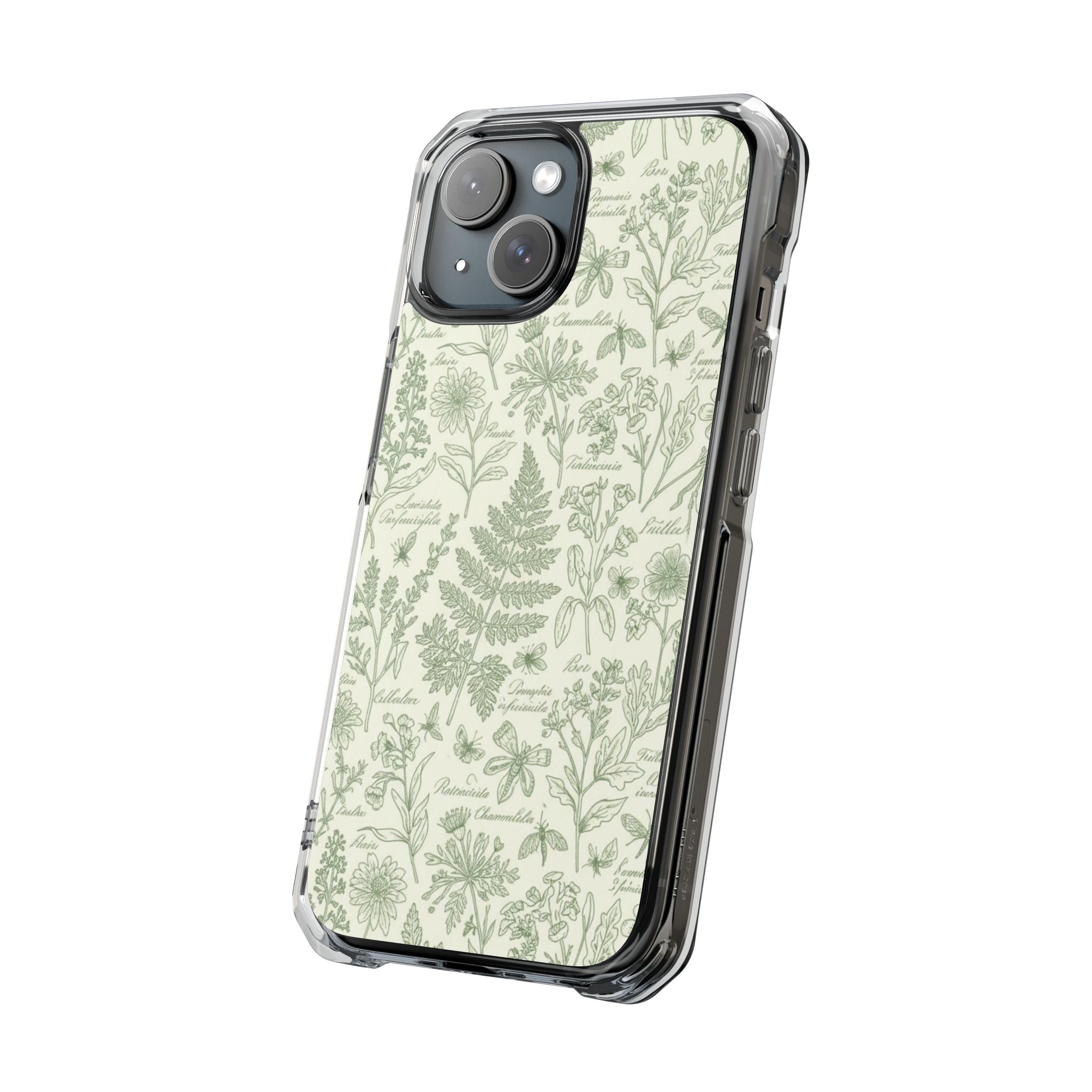 Botanical Glow | Clear MagSafe Case