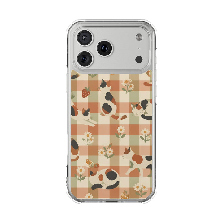 Calico Picnic | Clear MagSafe Case