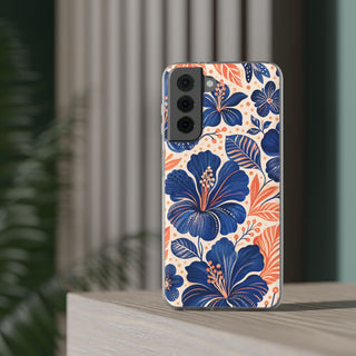 Indigo Hibiscus | Clear Case — product image 20