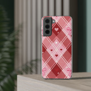 Heart Plaid | Clear Case