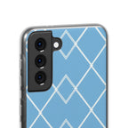 Blue Lattice | Clear Case