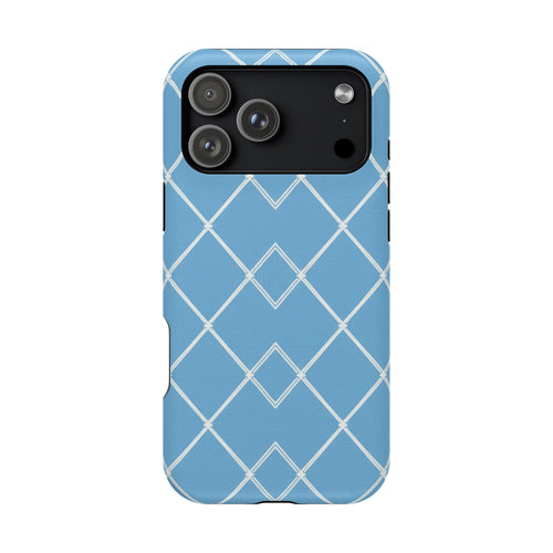Blue Lattice minimal tough magsafe case design