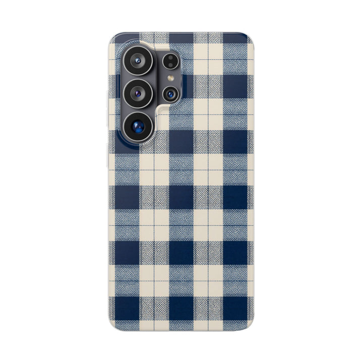 Ink Gingham | Clear Case
