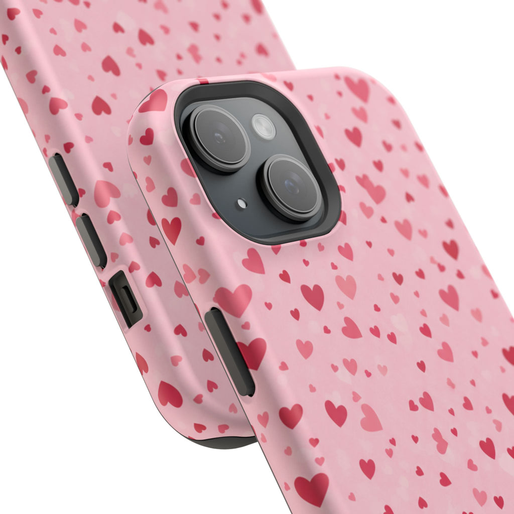 Blush Ditsy Heart | Tough MagSafe Case