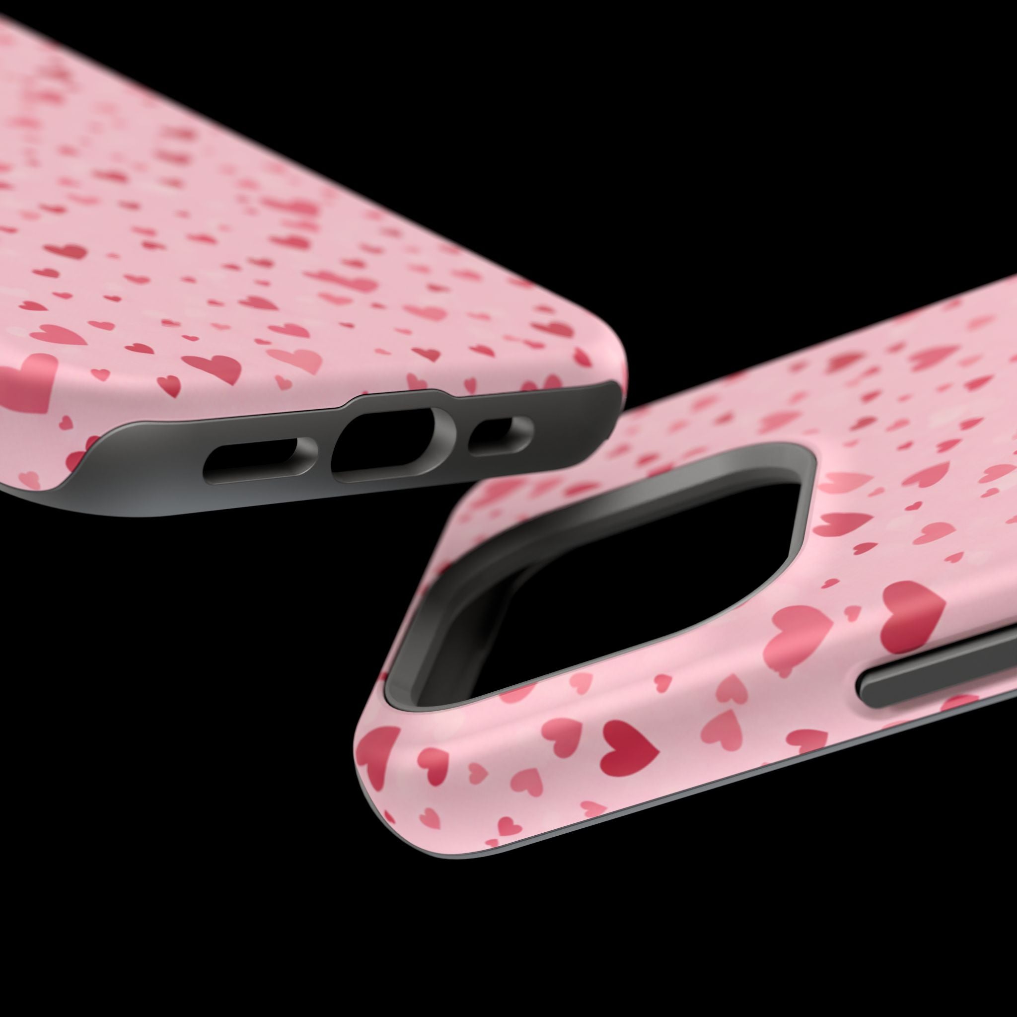Blush Ditsy Heart | Tough MagSafe Case