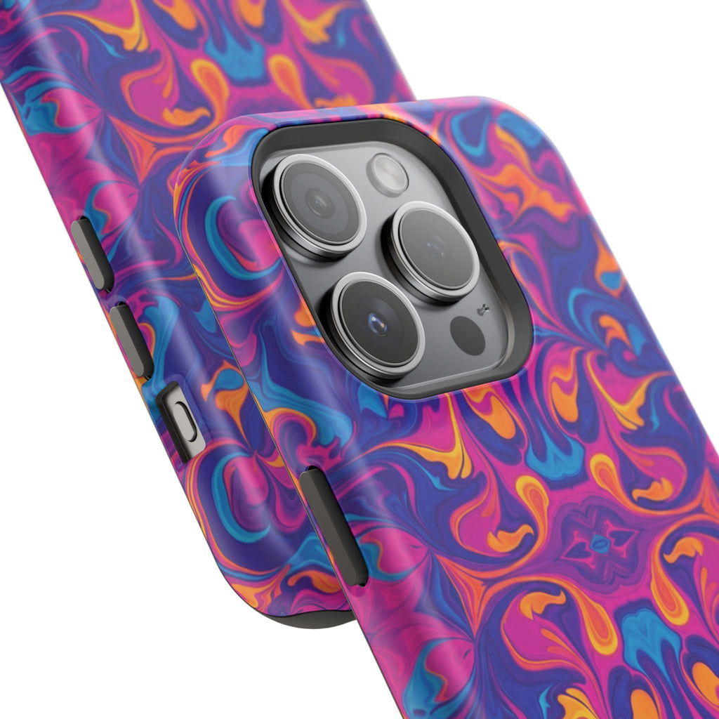 Neon Swirl | Tough MagSafe Case