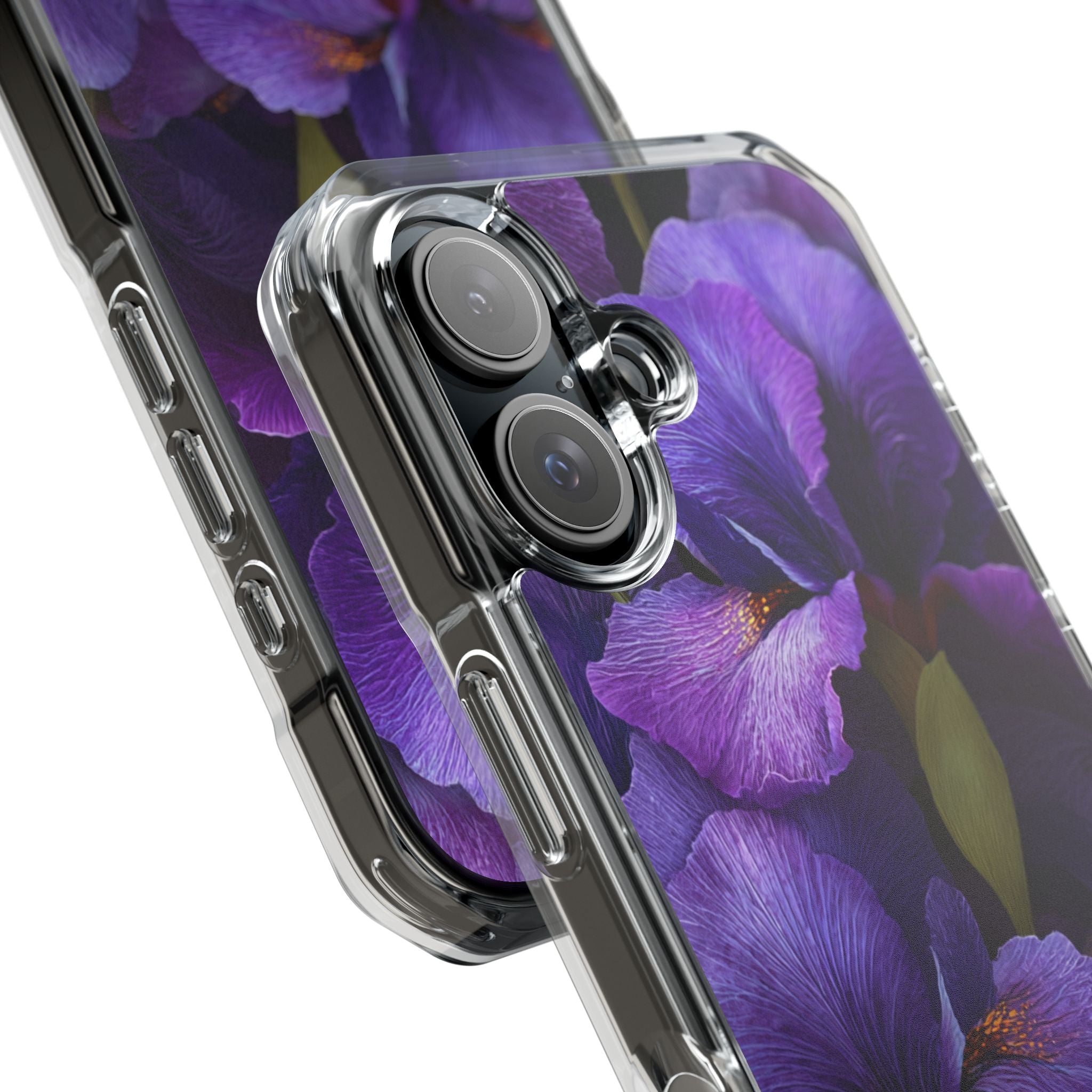 Purple Iris | Clear MagSafe Case