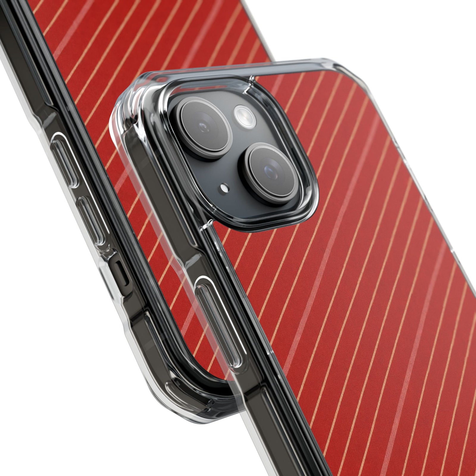 Tomato Diagonal | Clear MagSafe Case