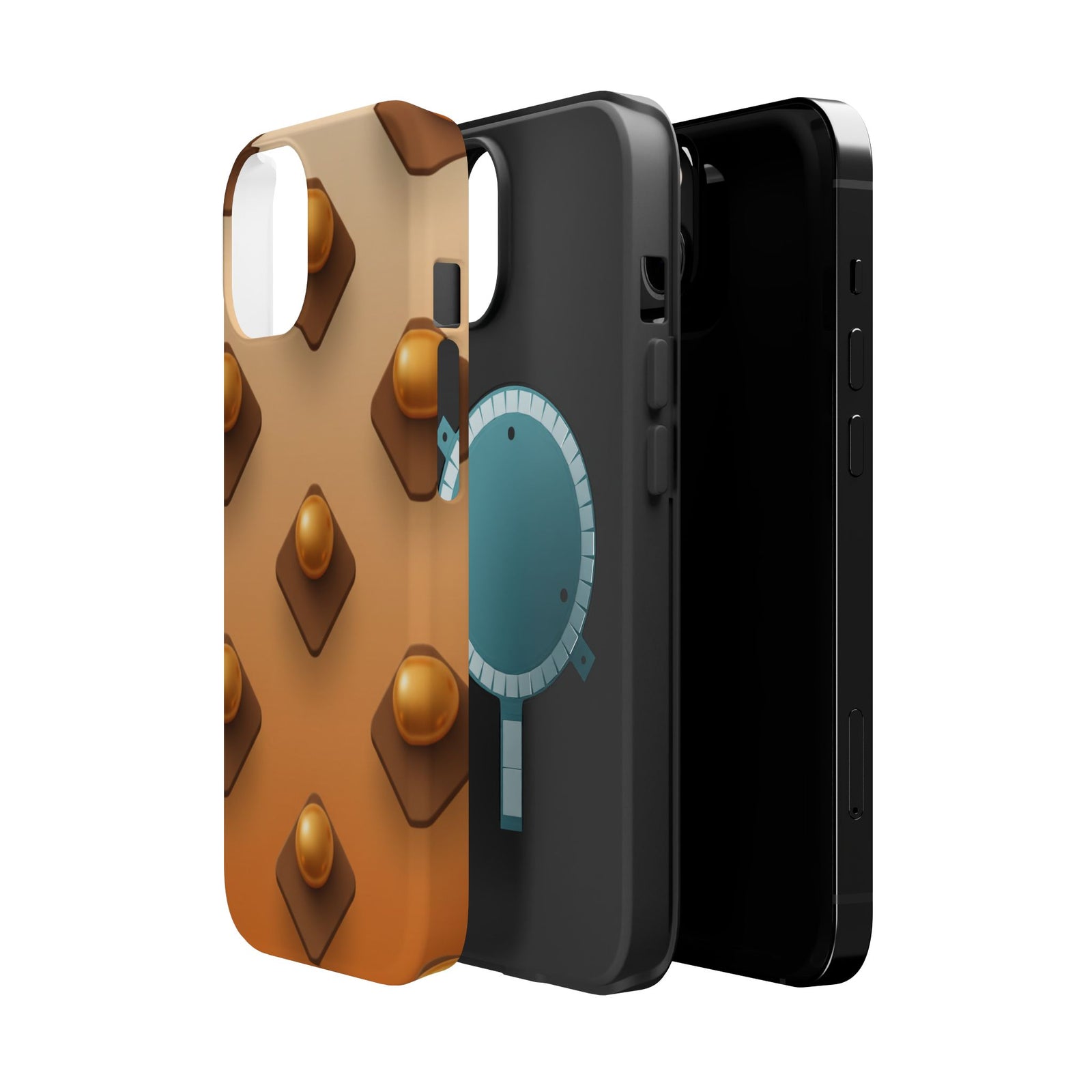 Amber Studs | Tough MagSafe Case