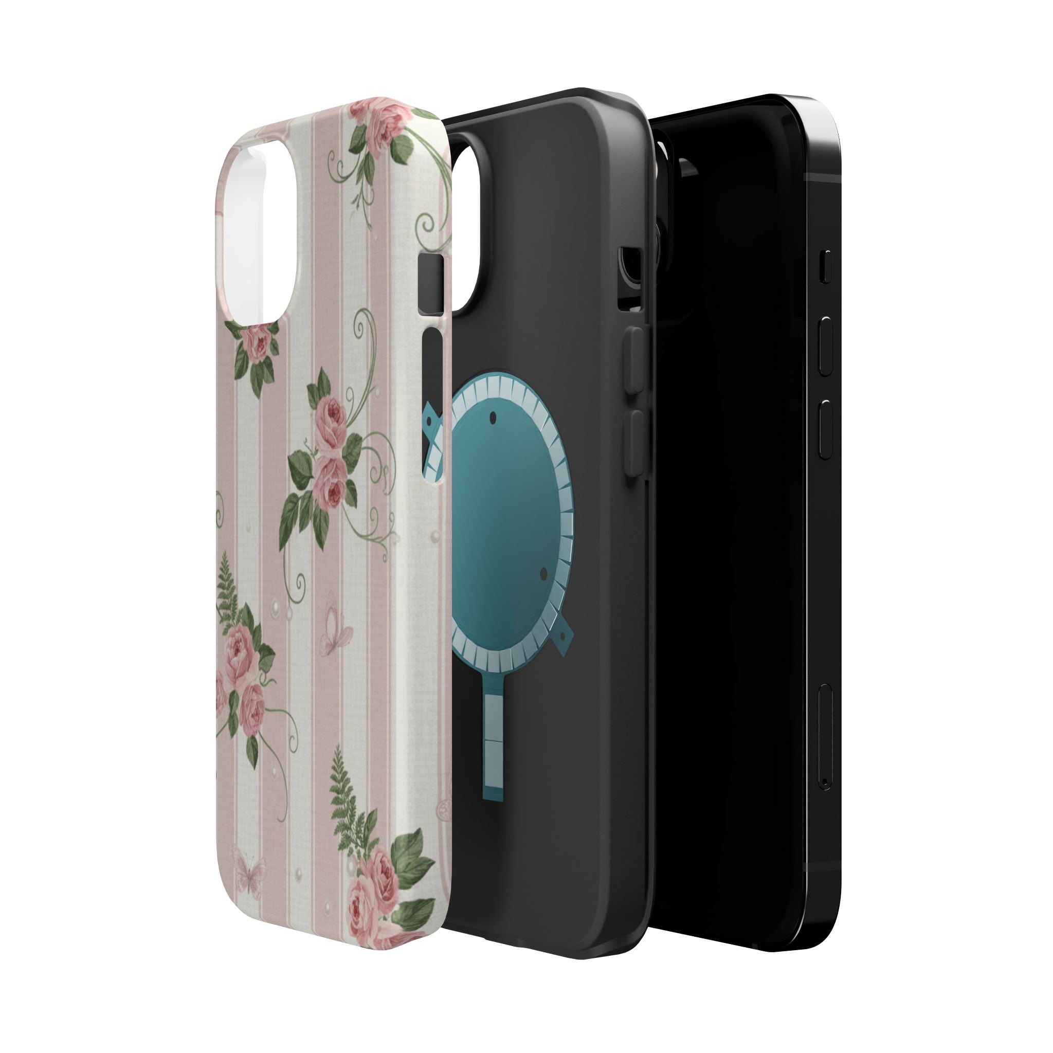 Rose Trellis floral tough magsafe case design