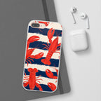 Lobster Stripe | Frosted Clear Case — product image 56