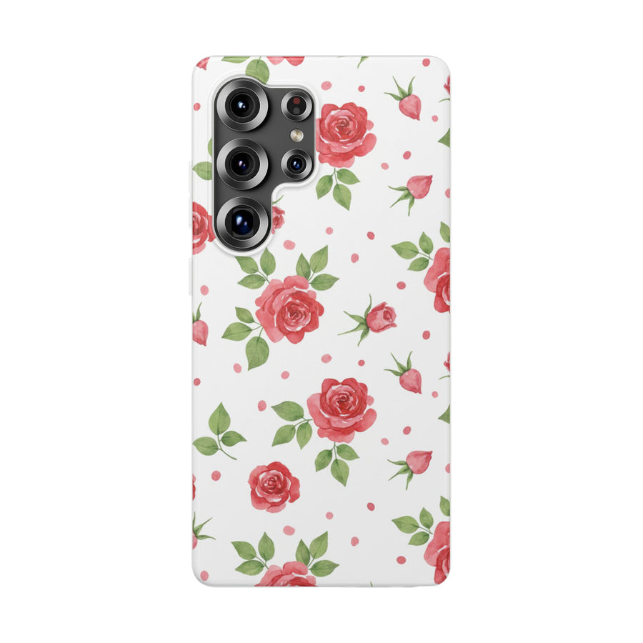Retro Rose | Galaxy Clear Case