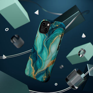 Turquoise Veins | Tough MagSafe Case — product image 45