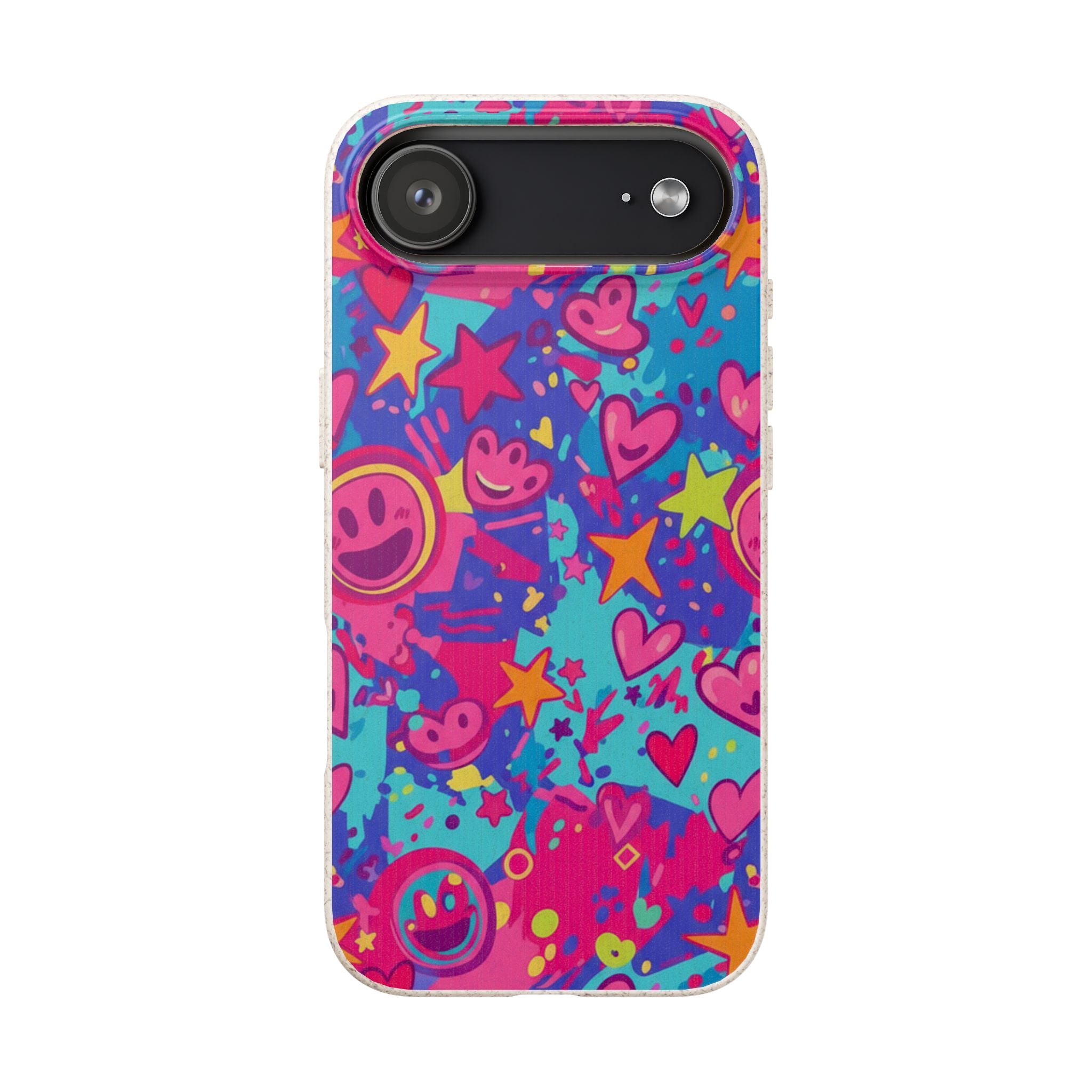 Smiley Pop cute biodegradable case design