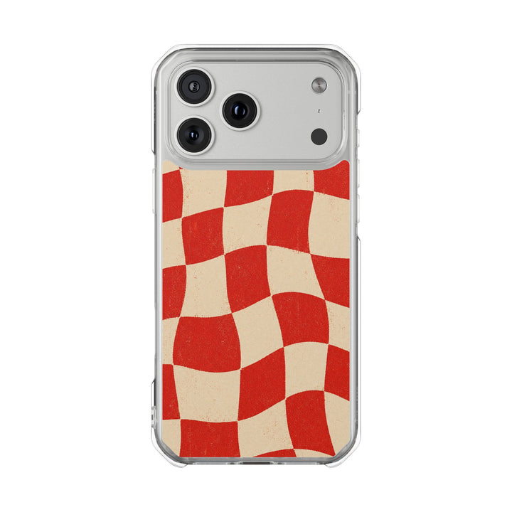 Tomato Wavy | Clear MagSafe Case