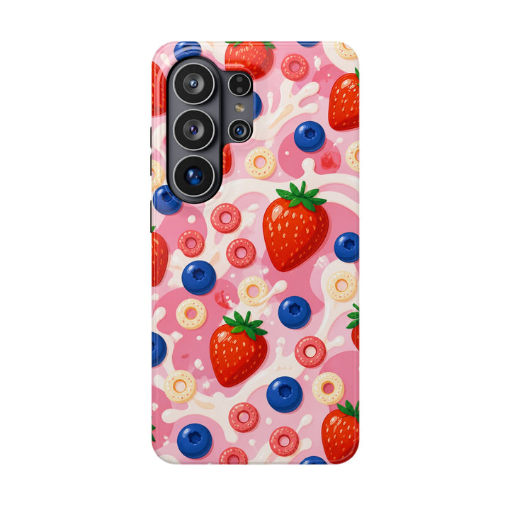 Berry Cereal phone case design