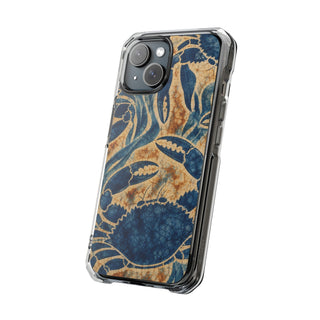 Indigo Crab | Clear MagSafe Case