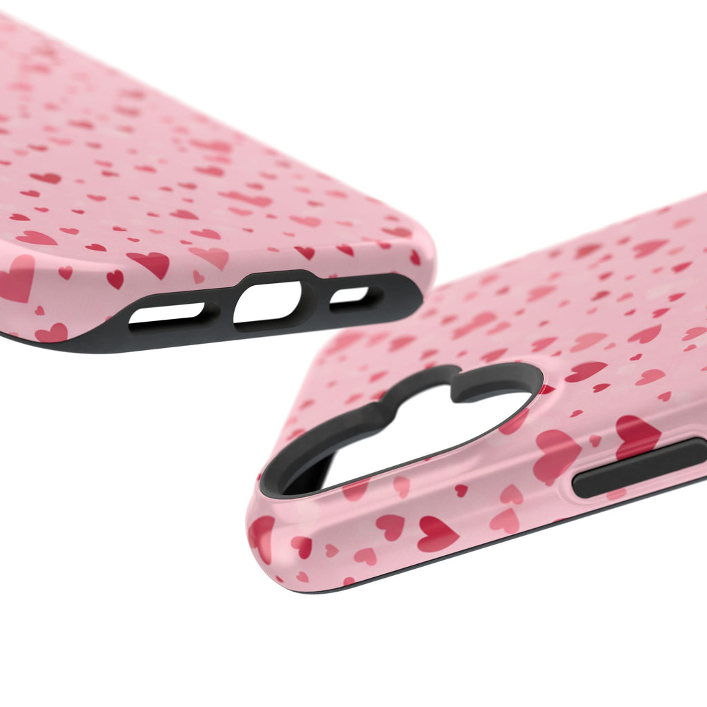 Blush Ditsy Heart | Tough MagSafe Case