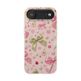 Dotty Pearl Bow | Biodegradable Case