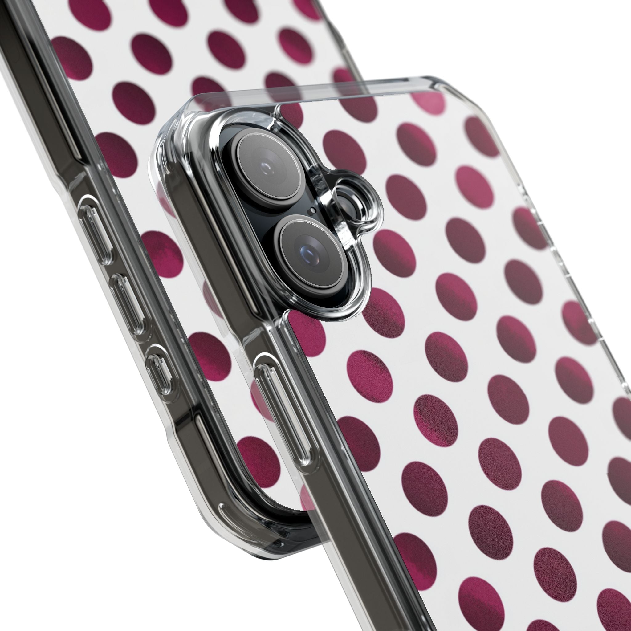 Berry Dots | Clear MagSafe Case