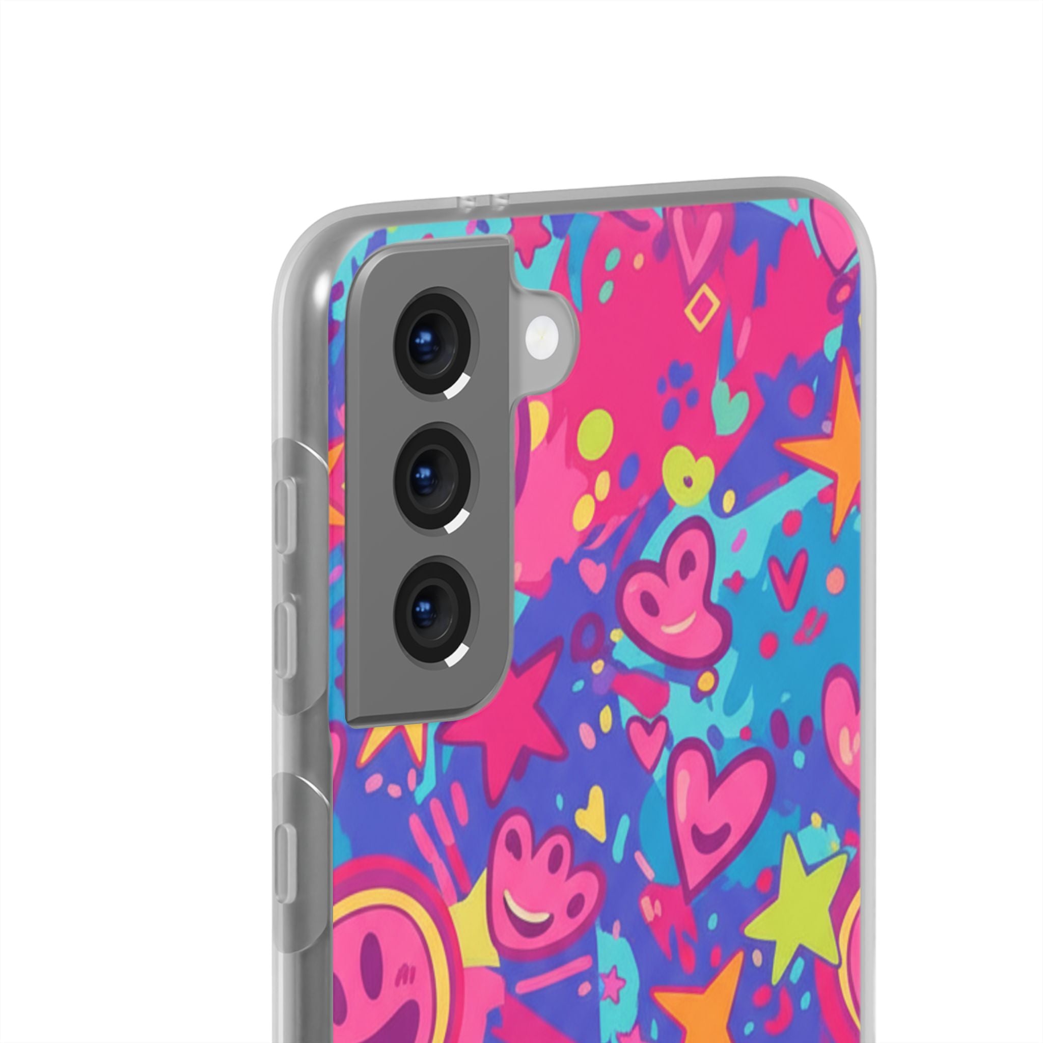 Smiley Pop cute samsung clear case design