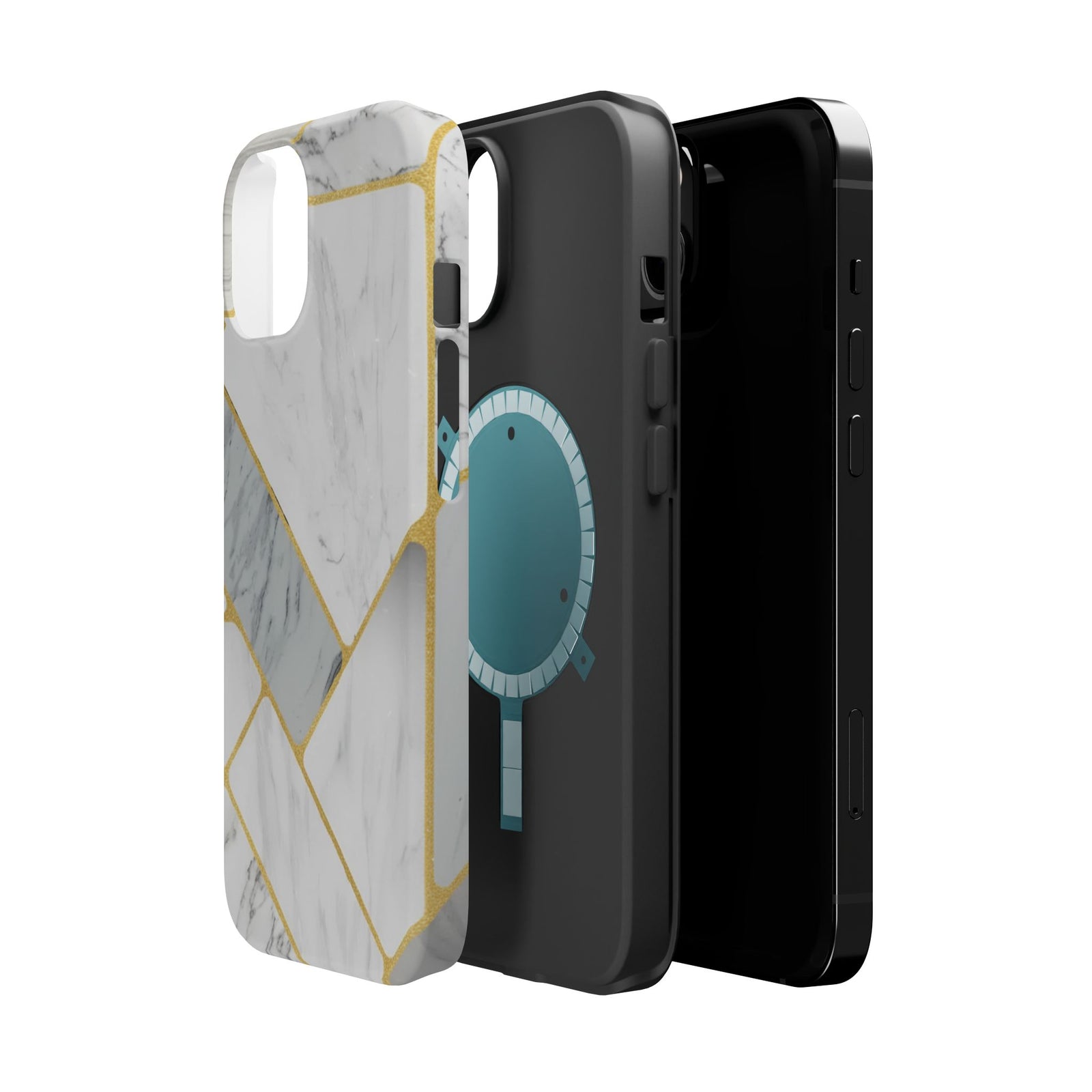 Coral Orbit | Tough MagSafe Case