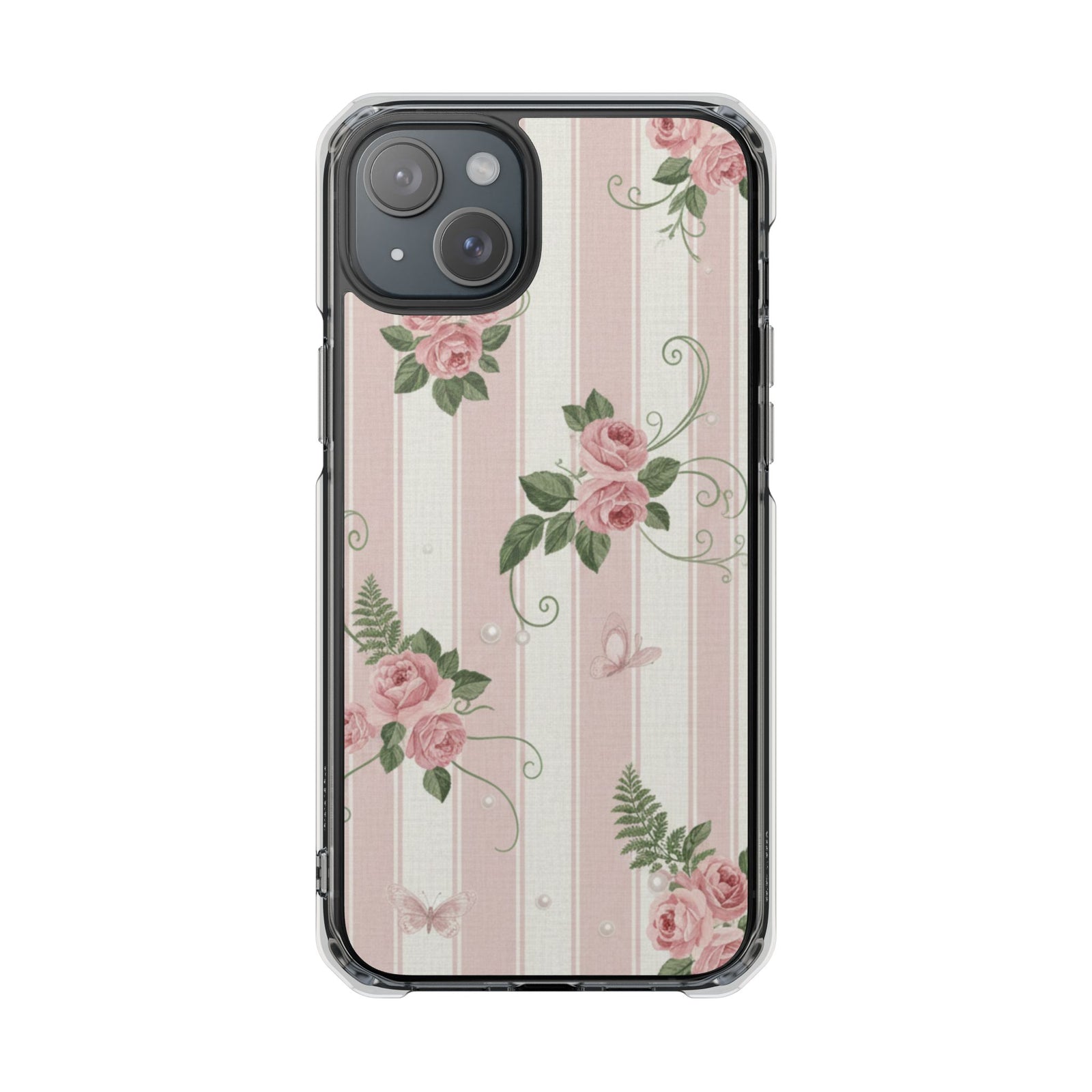 Rose Trellis | Clear MagSafe Case