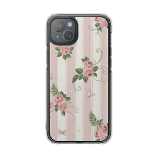 Rose Trellis | Clear MagSafe Case