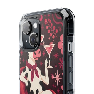 Berry Bovine | Clear MagSafe Case — product image 19
