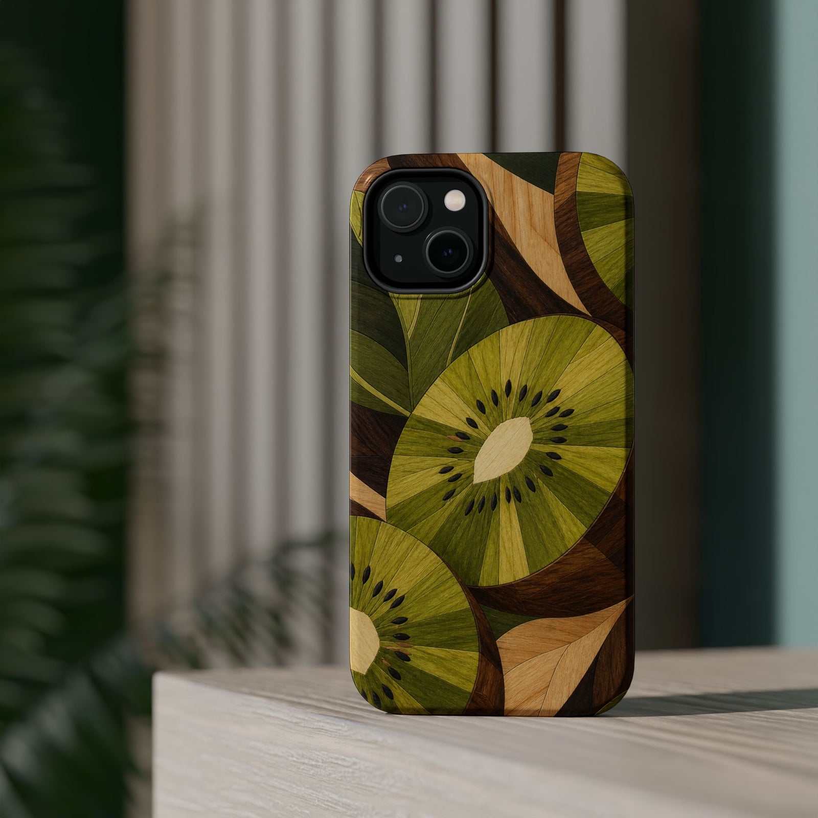 Kiwi Wood | Tough MagSafe Case