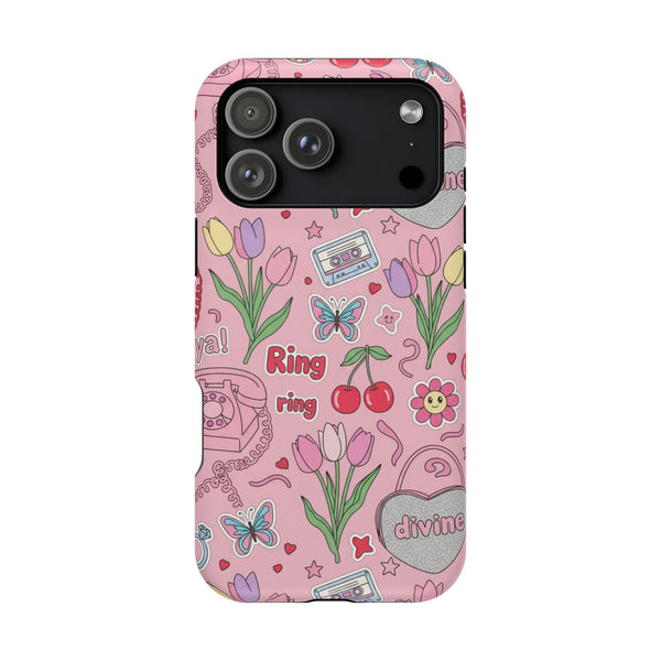 90s Girly Doodles | Tough MagSafe Case