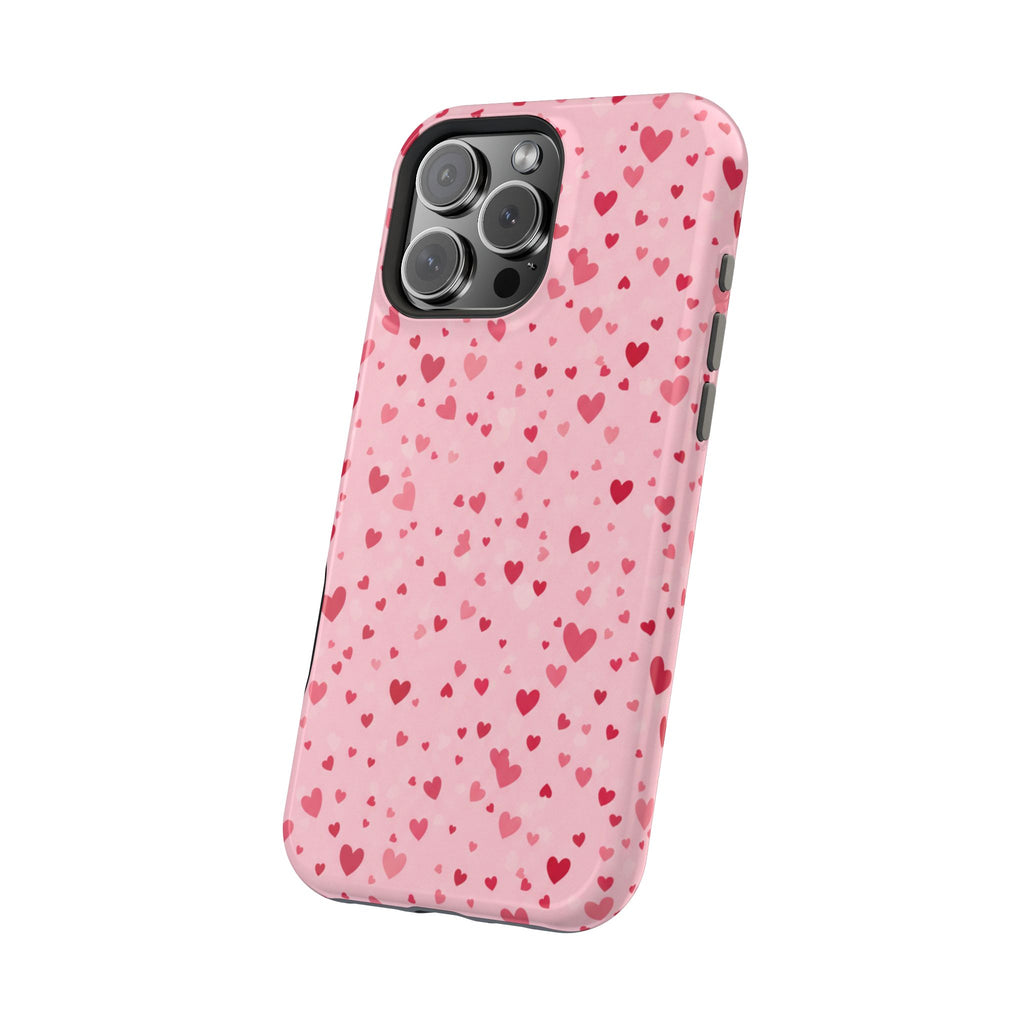 Blush Ditsy Heart | Tough MagSafe Case
