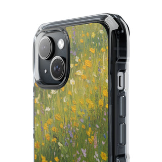 Velvet Flicker | Clear MagSafe Case
