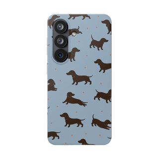 Powder Dachshunds | Clear Case