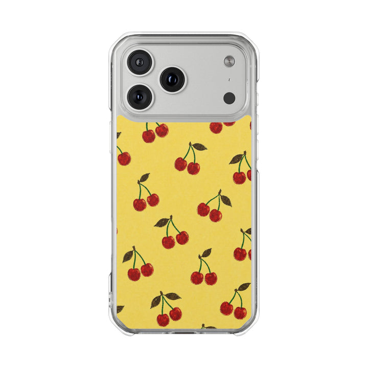 Butter Cherries | Clear MagSafe Case