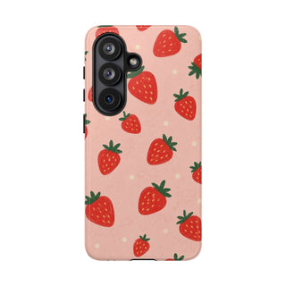 Blush Strawberries | Tough Case