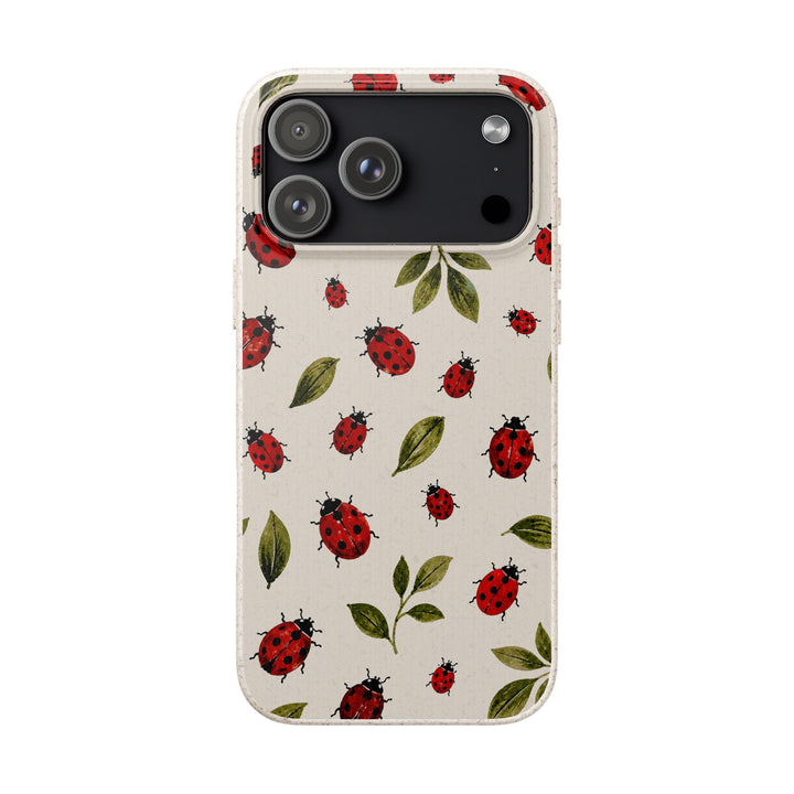 Ivory Ladybugs | Biodegradable Case