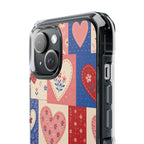 Patchwork Hearts | Clear MagSafe Case — product image 19