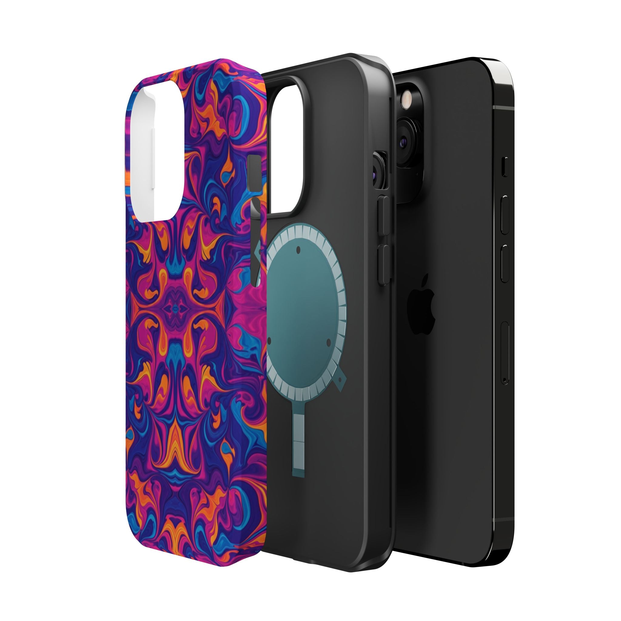 Neon Swirl | Tough MagSafe Case