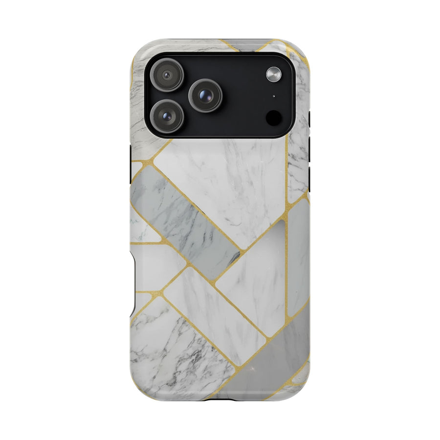 Gold Geo Marble | Tough MagSafe Case