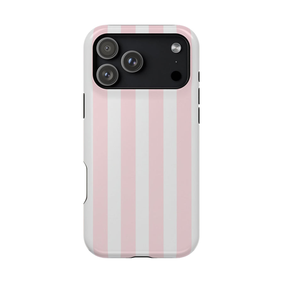 Pink Pinstripe | Tough MagSafe Case
