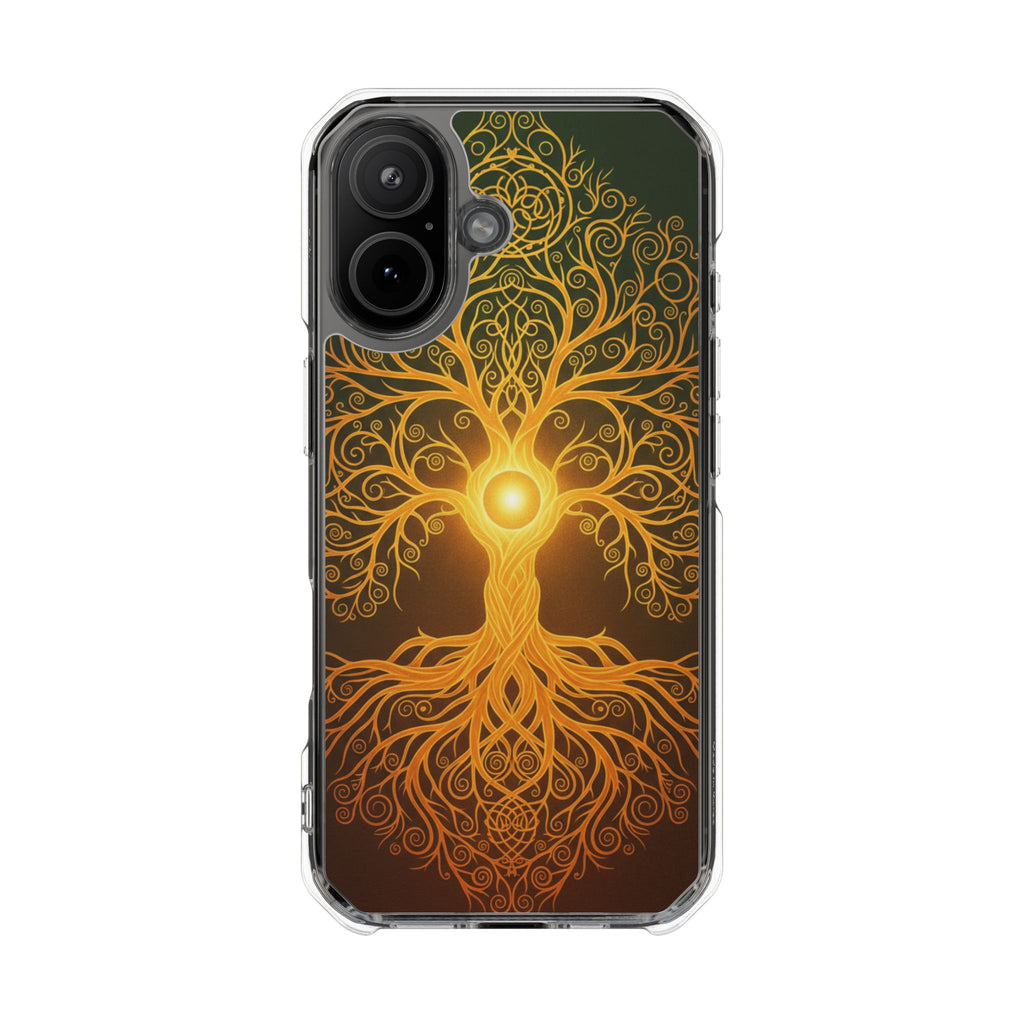 Golden Root | Clear MagSafe Case